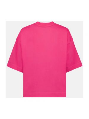 Top oversized Moncler rosa