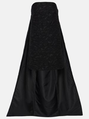 Φόρεμα ζακάρ Max Mara μαύρο