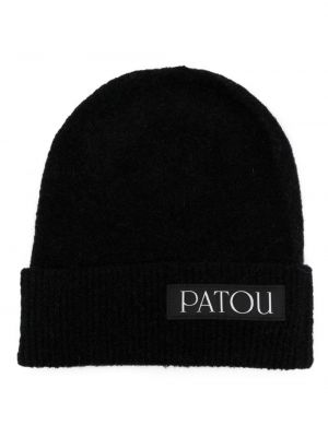 Vlnená čiapka Patou čierna