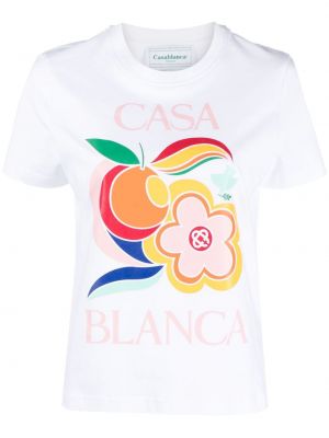 T-shirt Casablanca bianco
