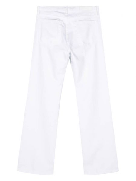Jeans bootcut large Re/done blanc