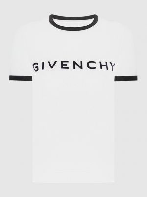 Футболка с принтом Givenchy белая