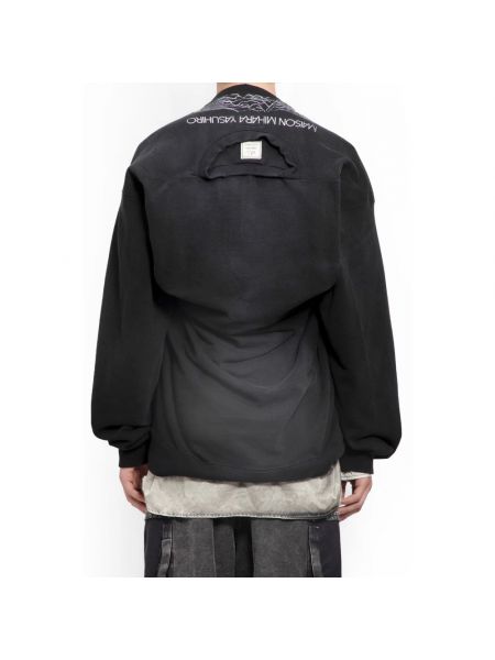 Jersey con estampado de tela jersey Mihara Yasuhiro negro