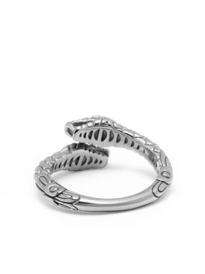 Gyvatės rašto žiedas Nialaya Jewelry sidabrinė