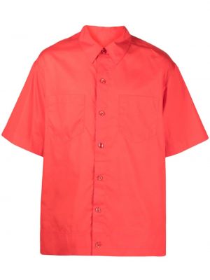 Памучна риза с перли Simone Rocha червено