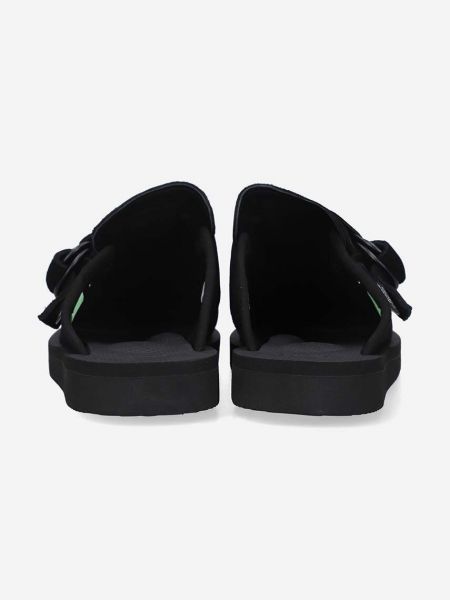 Papuci din piele Suicoke negru