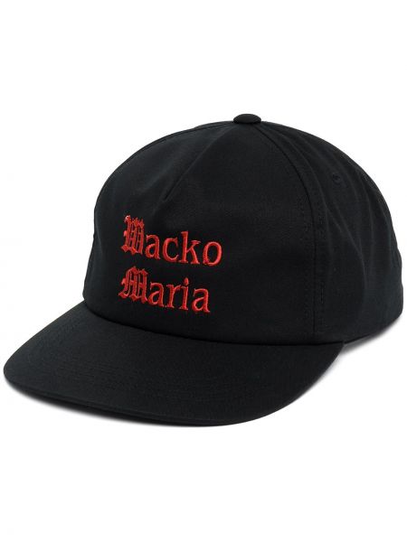 Brodert cap Wacko Maria svart