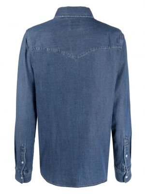 Péřová džínová košile Levi's modrá