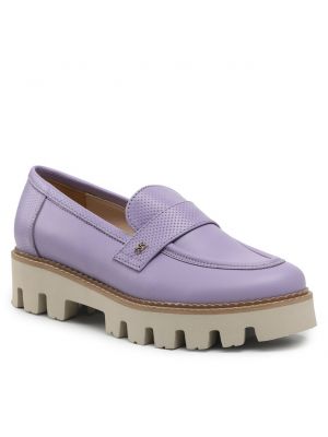 Pantofi loafer Karino violet