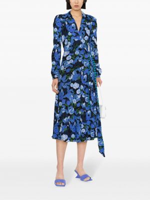Oboustranné šaty Dvf Diane Von Furstenberg modré