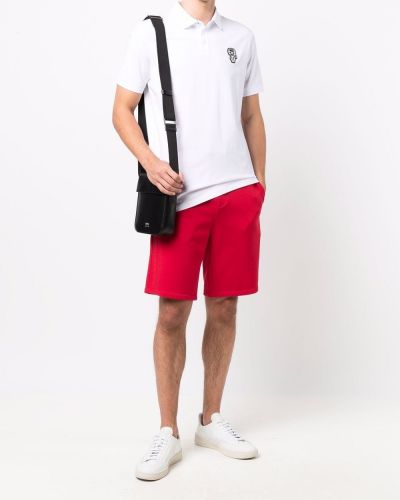 Pantalones cortos deportivos Karl Lagerfeld rojo