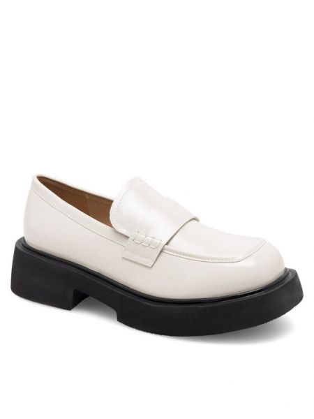 Loafers Badura białe