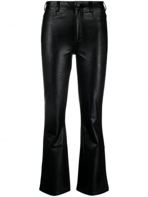 Zvonové kalhoty z polyesteru Paige - černá