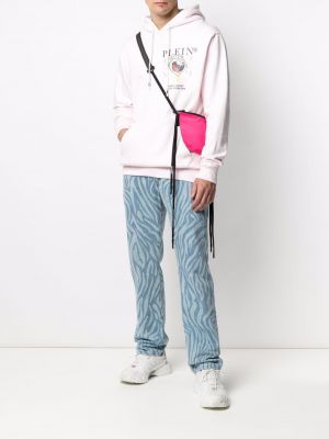 Sudadera con capucha Philipp Plein rosa