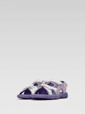 Kožené sandály z imitace kůže Frozen fialové