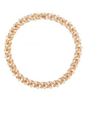 Ogrlica sa perlicama Susan Caplan Vintage zlatna