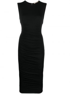 Αμάνικη μίντι φόρεμα Roberto Cavalli μαύρο