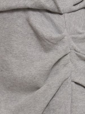 Vestido midi de algodón Marant Etoile gris
