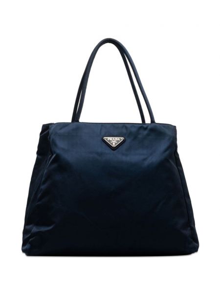 Шопинг чанта Prada Pre-owned синьо