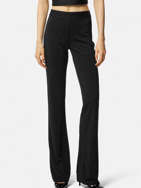 Черные брюки Versace Jeans Couture