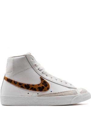 Blazer z leopardjim vzorcem Nike bela