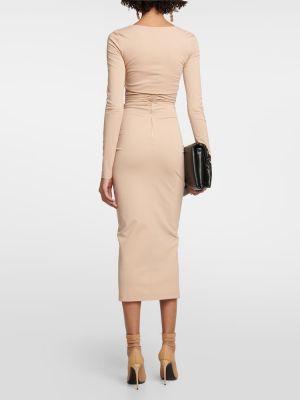 Jersey maxikleid Dolce&gabbana beige