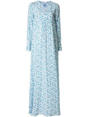 Платье в цветочный принт Macgraw, синее