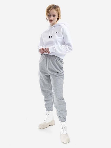 Bavlněné sportovní kalhoty Mcq šedé