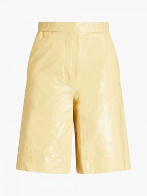 Кожаные шорты Remain Birger Christensen, желтые