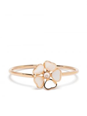 Bracelet avec perles en or rose de motif coeur Chopard rose