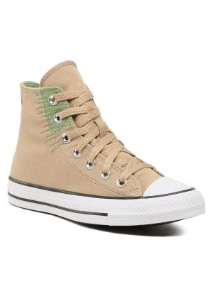 Sneakers με μοτίβο αστέρια Converse Chuck Taylor All Star χακί