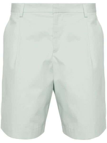 Shorts en coton plissées A.p.c. vert