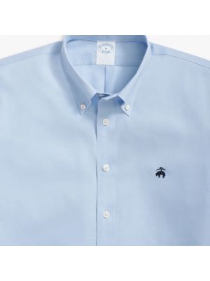 Koszula na guziki puchowa Brooks Brothers niebieska
