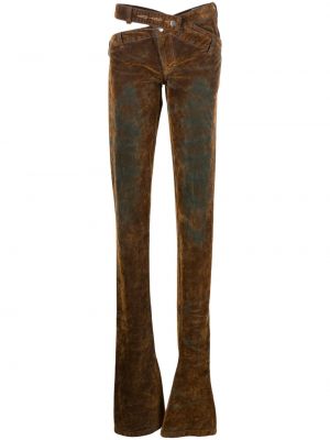 Straight jeans ausgestellt Masha Popova braun