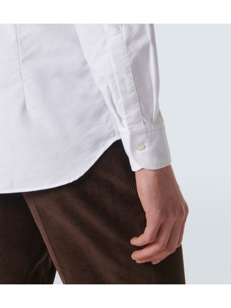 Camisa de algodón Lardini blanco