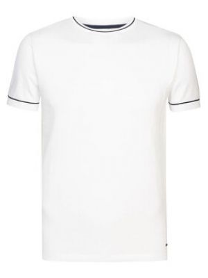 T-shirt slim Petrol Industries blanc