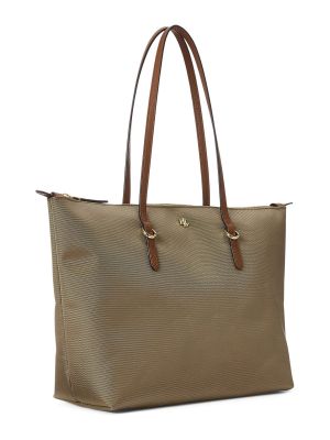 Nákupná taška Lauren Ralph Lauren hnedá