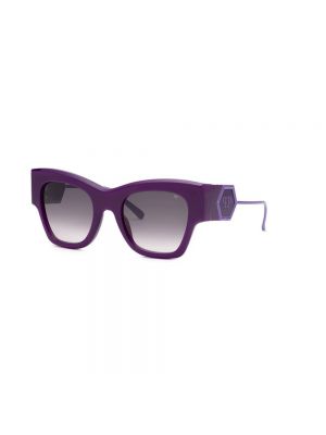 Okulary przeciwsłoneczne gradientowe Philipp Plein fioletowe
