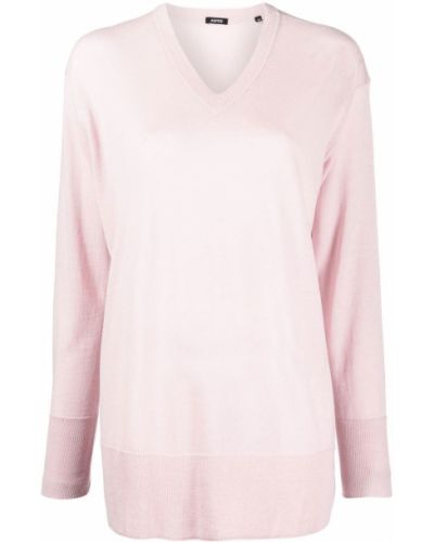 Вълнен пуловер Aspesi розово