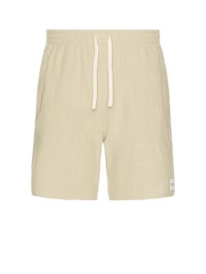 Pantalones cortos de lino Rhythm beige