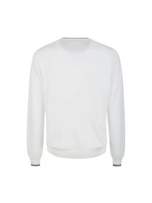 Sudadera de algodón de tela jersey Fay blanco