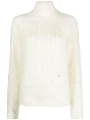 Пуловер Victoria Beckham бяло