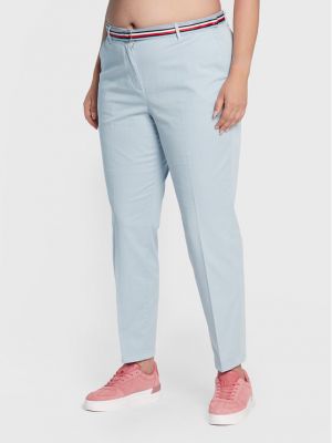 Chinos Tommy Jeans Curve blau
