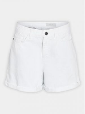 Shorts en jean large Noisy May blanc