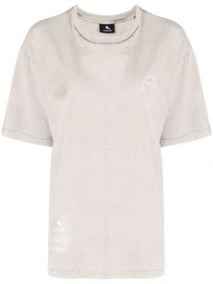 T-krekls ar apdruku Mauna Kea pelēks