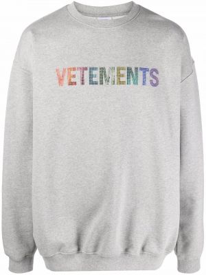 Sweatshirt Vetements grå