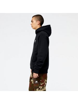 Gesteppter fleece hoodie New Balance schwarz