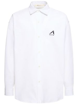Camisa de algodón 1017 Alyx 9sm blanco
