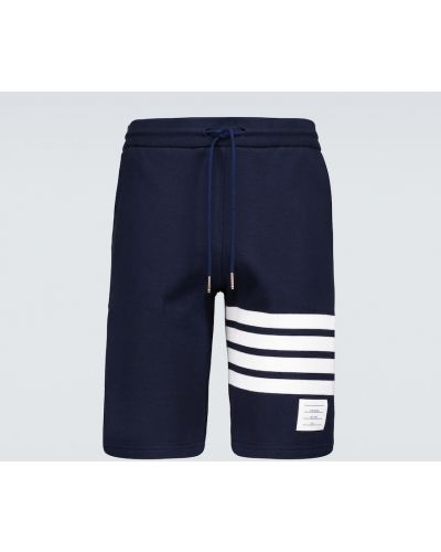 Pantalones cortos de punto Thom Browne azul