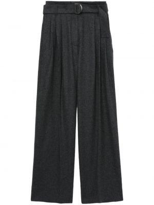 Plisované vlněné kalhoty 3.1 Phillip Lim šedé